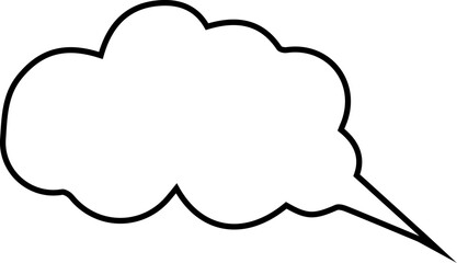 Comic Speech and Thought Bubble Icons – Blank Cartoon Dialogue Balloons