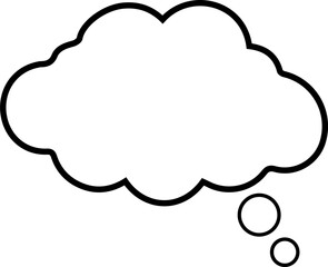 Comic Speech and Thought Bubble Icons – Blank Cartoon Dialogue Balloons