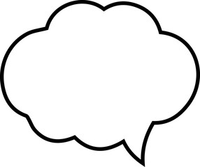 Comic Speech and Thought Bubble Icons – Blank Cartoon Dialogue Balloons
