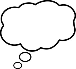 Comic Speech and Thought Bubble Icons – Blank Cartoon Dialogue Balloons