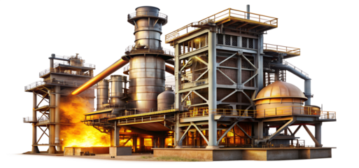 old industrial plant