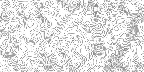Topographic gradient line map. Abstract circle lines background. Abstract blank detailed topographic contour map. Background of the topographic map. Line topography map contour background. 
