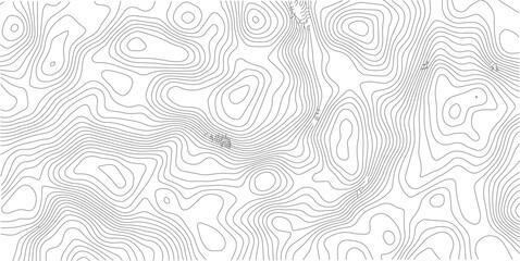 Topographic gradient line map. Abstract circle lines background. Abstract blank detailed topographic contour map. Background of the topographic map. Line topography map contour background. 
