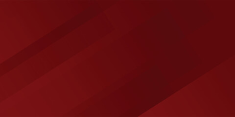 Abstract red wide banner background with 3d shadow geometric shapes decoratoin vector eps10