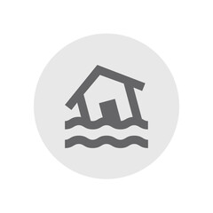 Flood Outlined Icon