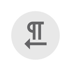 Format Text Direction RTL Outlined Icon