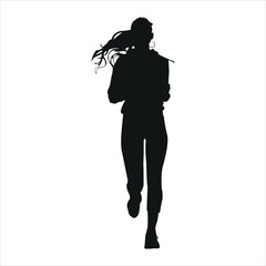 silhouette of a woman
