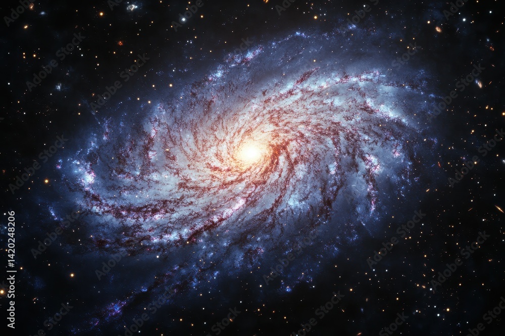 Poster a galaxy exists where the colors in space are fading a group of explorers must travel across the gal