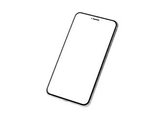 Isolated smartphone mockup for app presentation and mobile website design asset isolated on transparent background