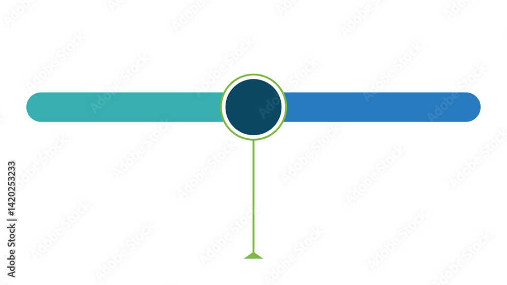 Canvas Prints current vs future state infographic presentation layout fully editable.