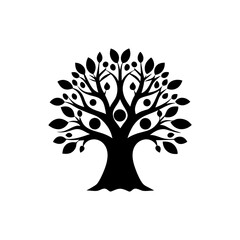 creative details Fantasy tree icon Vector Illustration  