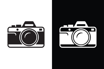 Camera icon vector on White Background ,Vector Art Illustration on white background.