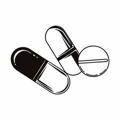 vector illustration of a red pencil