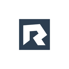 Flat Vector r Logo Design Template