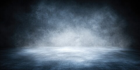 Empty smoky studio background
