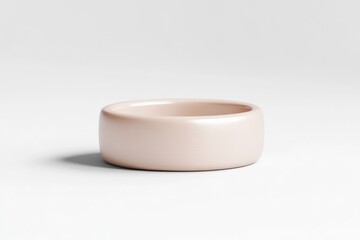 Light Pink, Smooth, Circular Bowl