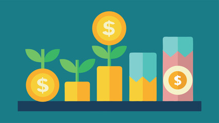 vector illustration of business card with flower