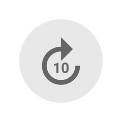 Forward 10 Seconds Icon