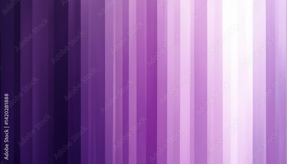 Poster Colorful abstract waves create a mesmerizing flowing pattern in shades of purple and blue, evoking a sense of movement and tranquility