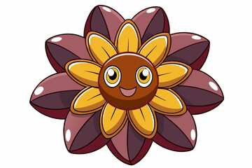 orange lily isolated on white