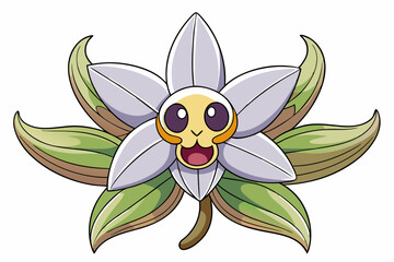 Obraz premium orange lily isolated on white