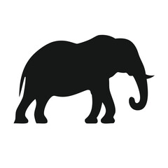 elephant silhouette vector