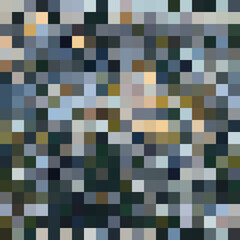 Colorful abstract mosaic background. Pixel effect.