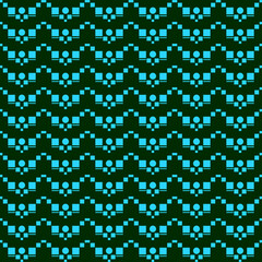 Abstract blue geometric background tile