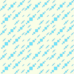 Abstract background with blue squares. in various sizes