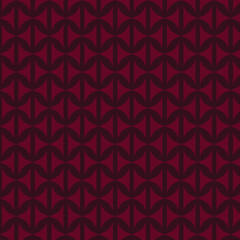 Vector seamless pattern. Modern monochrome texture. Repeating abstract background. Trendy design with geometric shapes. Stylish hipster print which can be used for cover, card, stencil etc