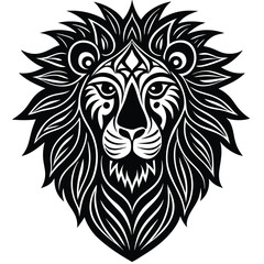 Obraz premium Elaborate Drawing of a Lion