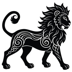 Turtle Line Drawing Black and White