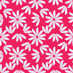 Fototapeta premium Floral Pattern NAture Design Fabric Textile Illustration Vector 
