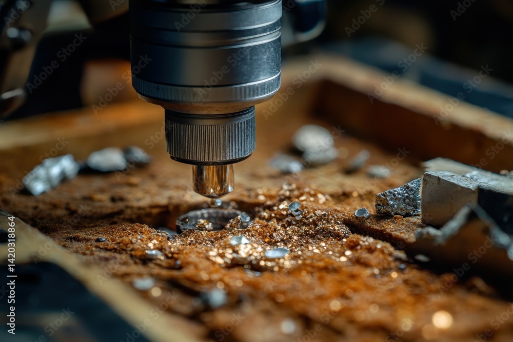 Poster a microscopic camera is developed to assist in archaeological digs, but it uncovers something ancien