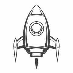 Retro Rocketship