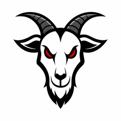 Goat Skull Mascot Logo Vector Design for Sports, Gaming, and Branding Projects