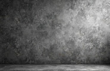 Stone wall backdrop studio portrait background. Grunge grey texture. Concrete, cement surface, textured backdrop. Blank canvas or backdrop for photography, product shots, portraits, fashion, style.