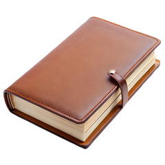 Obraz premium brown leather notebook