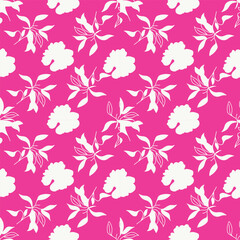 Floral Pattern NAture Design Fabric Textile Illustration Vector

