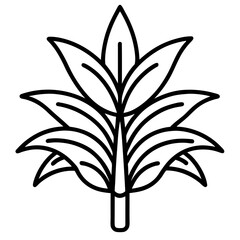 jungle-plant-simple-icon