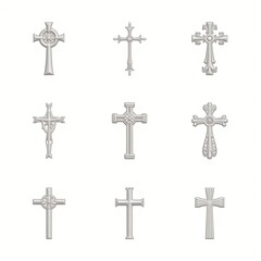 set of crosses