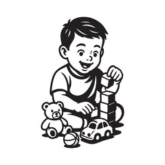 boy with toy