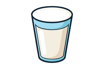 Glass filled with a creamy beverage showcasing a clean, minimal design in a light and refreshing color palette