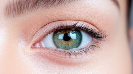 Obraz premium Close-up of a healthy, beautiful eye (1)