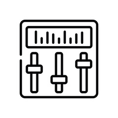 Equalizer  Icon vector stock illustration