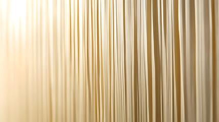 Obraz premium Golden Curtains Shimmer, Light Plays Through