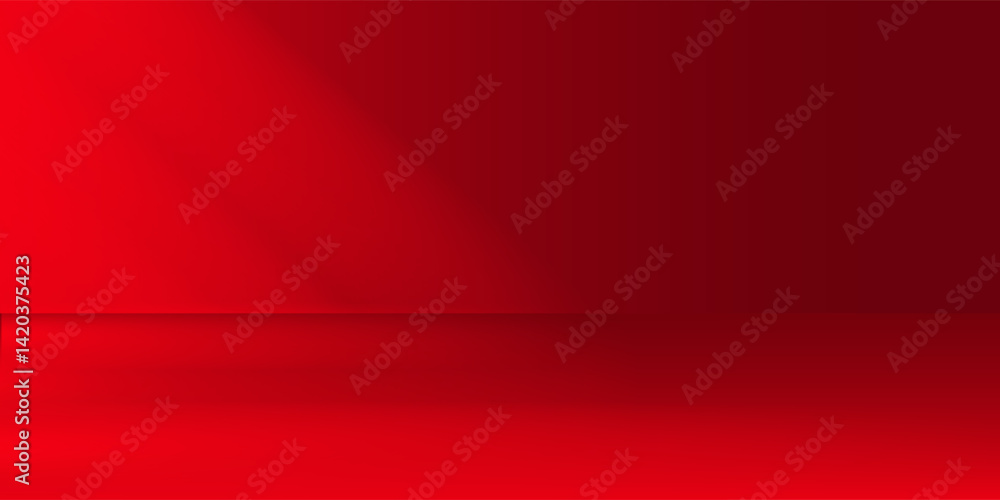 Poster dark red background with subtle highlight effect. the spotlight creates a gradation from bright red 