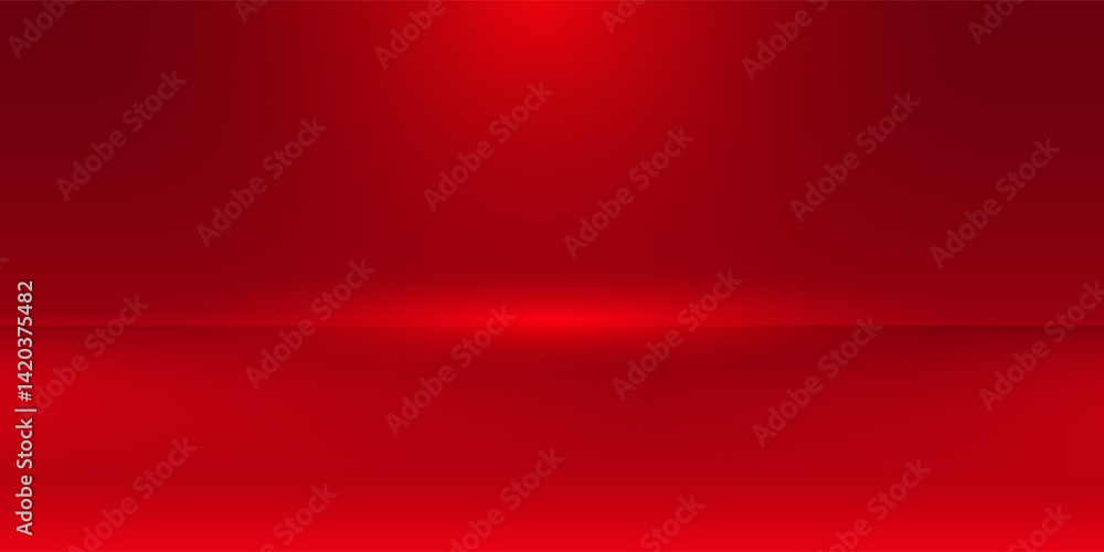 Poster dark red background with subtle highlight effect. the spotlight creates a gradation from bright red 