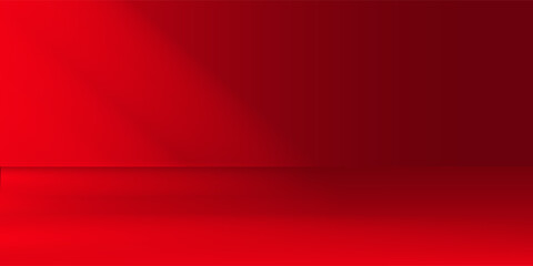 Dark red background with subtle highlight effect. The spotlight creates a gradation from bright red in the center to dark red at the edges. The background has a bit of a rough texture.