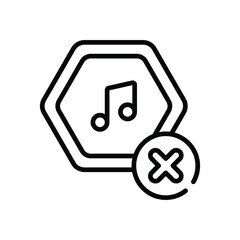 Music  Icon vector stock illustration